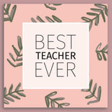 *Best Teacher Ever - Petite Candle