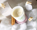 *CHRISTMAS BOW candle GREEN