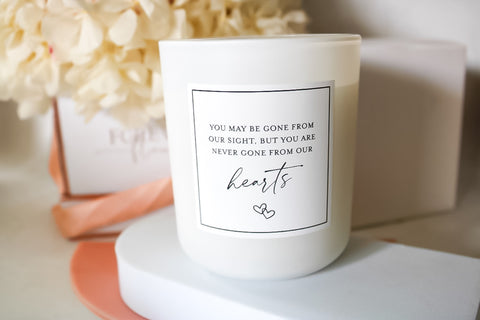 A Memorial Soy Candle