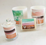 Large Watercolour Soy Candle